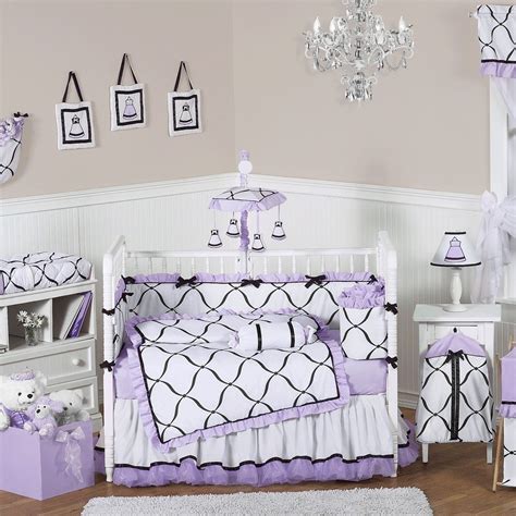 Sweet jojo designs lavender purple and grey watercolor floral 5 piece crib bedding set has all that your little bundle of joy will need. Lavender Baby Girl Crib Bedding | Girl crib bedding sets ...