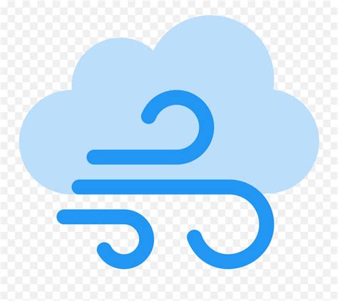 Download Wind Emoji Png Transparent Png Png Images Windy Weather Png