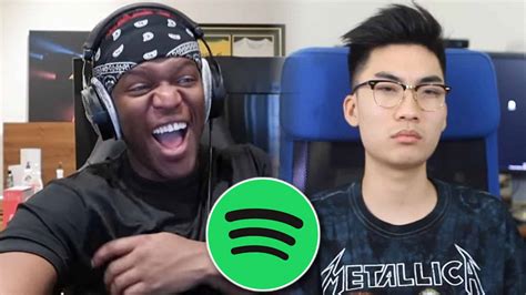 ricegum s spotify hacked with diss track by ksi fans dexerto