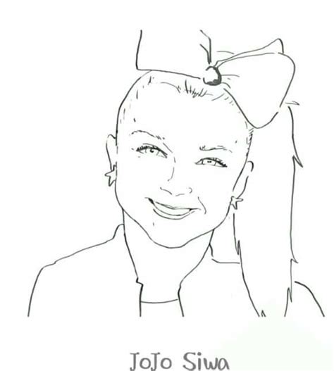 She is popular among teens and can be a great choice for coloring activity. Jojo Siwa Coloring Page | Coloring Page Base