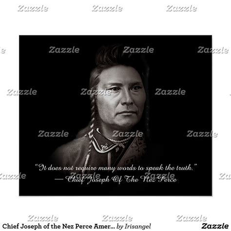 Chief Joseph Of The Nez Perce American Indian Poster Native American