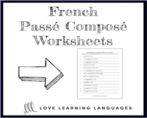 passé composé Être ou avoir printable french grammar quiz or worksheet homeschool etsy