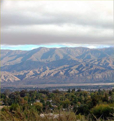 Mountains From Panorama Point 11 18 12 San Bernardino Mountains Rim