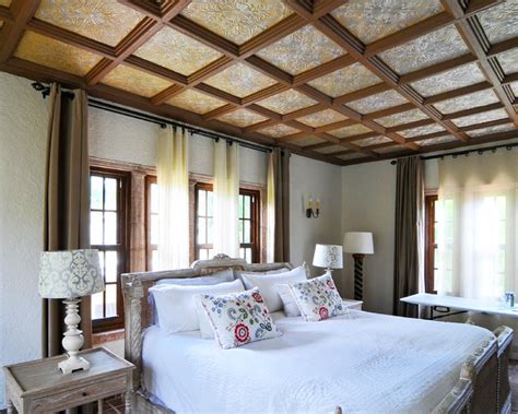 Kevin ritter of timeless kitchens pointed out valley tin works makes new tin ceiling tiles that he uses in his kitchen designs. Bedroom Ceiling Design - Creative Choices and Features ...