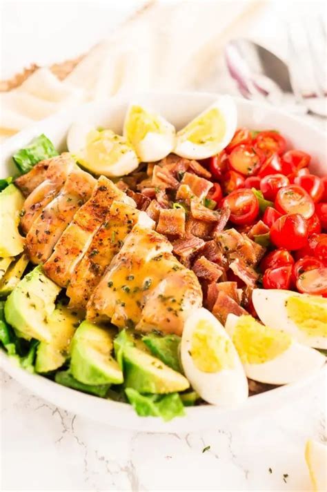 Cobb Salad Recipe Healthy Summer Lunch Delicious Meets Healthy