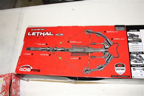 Killer Instinct Lethal 405 Crossbow Pro Package Scope Crossbolts Ebay