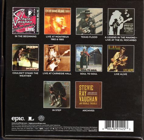 Stevie Ray Vaughan And Double Trouble The Complete Epic Recordings Collection CD Box