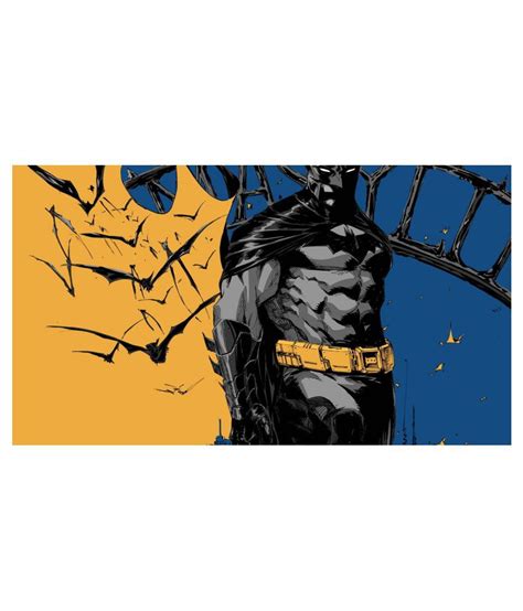 Blue Nexus Superhero Batman A4 Paper Wall Poster Without Frame Buy