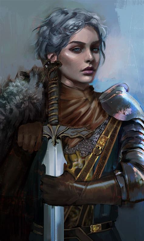 Pin By Liam Stokes On Fantasy Warriors Character Portraits Warrior