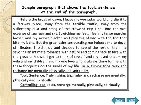 😎 Sample Paragraph Writing Example How To Write A Paragraph With
