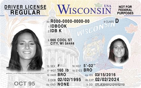 Wisconsin Driver License Psd Id Card Templates Psd