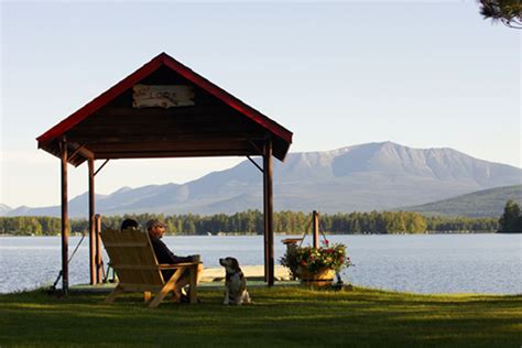 Maine Resort Cabins Lodges And Accommodations On Millinocket Lake New