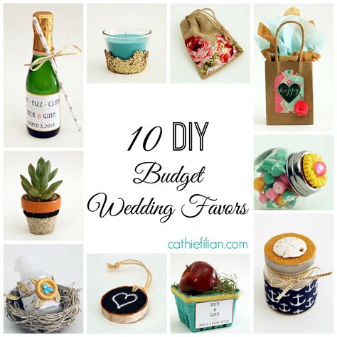 Diy Budget Wedding Favor Ideas Handmade Happy Hour