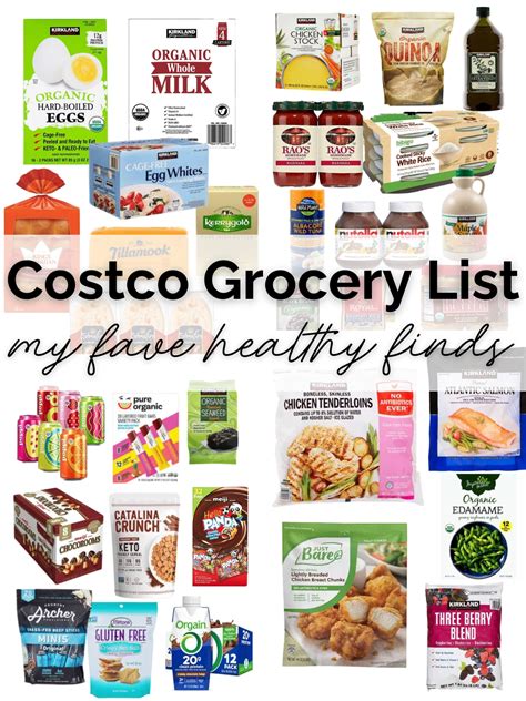 Costco Grocery List My Fave Healthy Foods At Costco Howe We Live