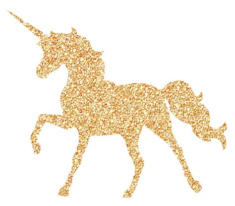 Magical Unicorns Gold Unicorn Poster Birthday Unicorn Png Download