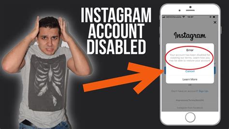 If your instagram account was disabled for no reason or accidentally, you'll see a message telling you when you try to log in. How to get back into a disabled Instagram account - My ...