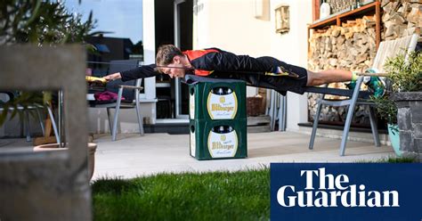 Working From Home Athletes Find Inventive Ways To Train In Pictures Sport The Guardian