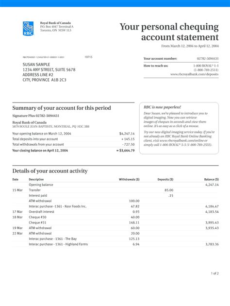 Bank Statement Generator Fill Online Printable Fillable Blank