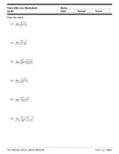 Precalculus worksheets with answers pdf. Free Calculus Worksheets & Printables with Answers