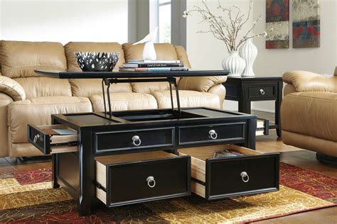 Heather ann creations bresson coffee table. Cocktail Table with Lift-Top & Storage Drawers at Gardner ...
