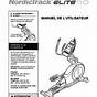Nordictrack Elite 10.9 Elliptical Manual