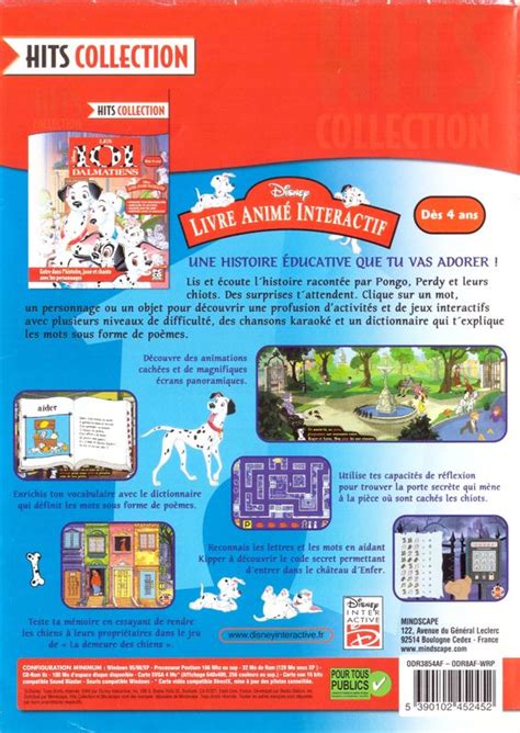 Disneys Animated Storybook 101 Dalmatians 1997 Box Cover Art