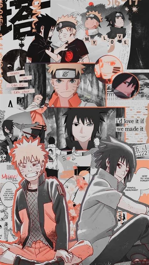Pin On ¸♡ Aesthetic ♡¸ Naruto And Sasuke Wallpaper