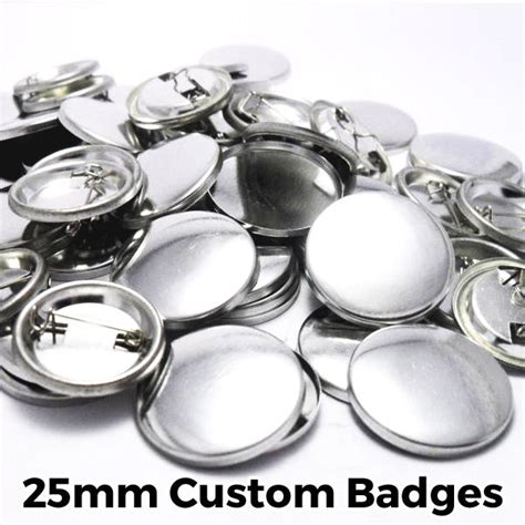Customised 25mm Metal Pin Button Badges Spike Badges