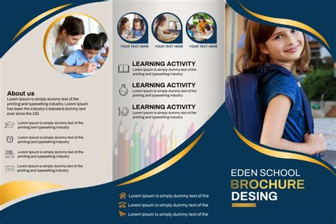 Copy Of School Trifold Brochure Postermywall