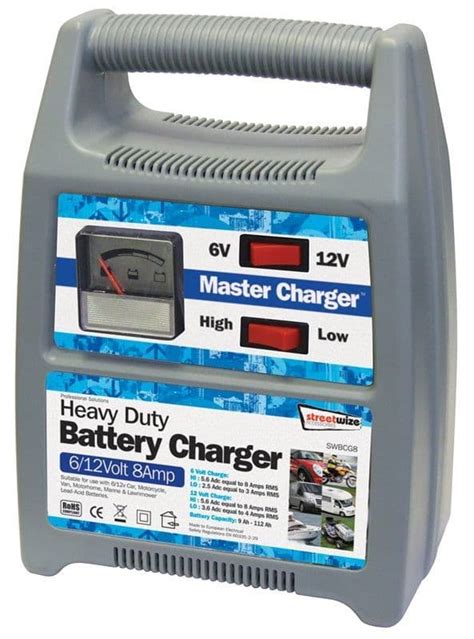 Streetwise 612v 8 Amp Battery Charger