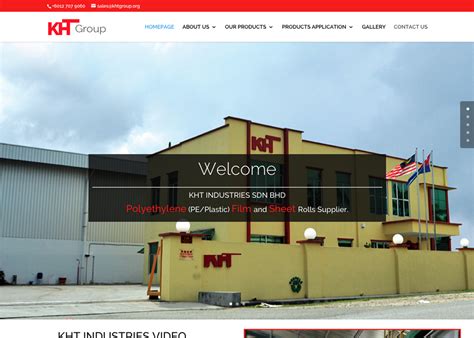 This company's import data update to. KHT INDUSTRIES SDN BHD | Malaysia Website Awards 2015