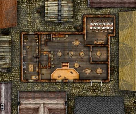 Dungeons And Dragons Tavern Map Maps Model Online