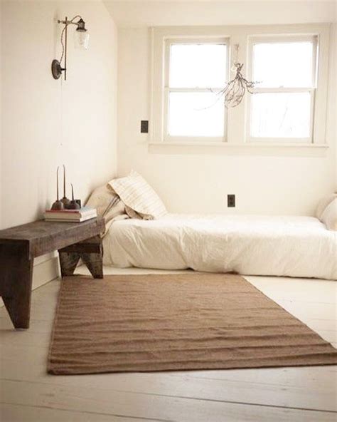 So, although many mattresses sold today can be placed directly on the floor without a box spring, frame, or other type of foundation and there are. Minimalism | Design | Style on Instagram: "Single mattress ...