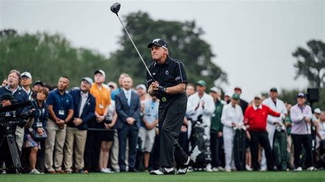 Masters Champion And Honorary Starter Gary Player Hits His Tee Shot