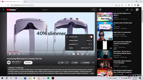Youtube Begins Rolling Out 1080p Premium Enhanced Bitrate Option For