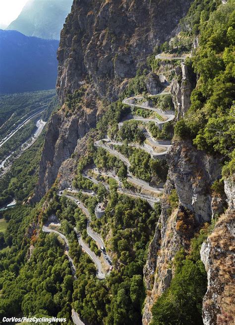 The 18 Hairpin Bends Of Les Lacets French For Laces De Montvernier