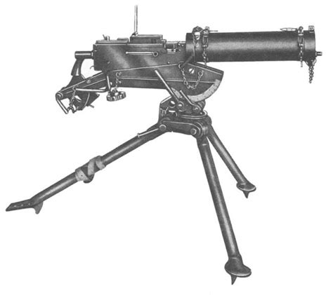 Colt Mg38 Machine Gunan Commercial Version Of The M1917 Of Inter War