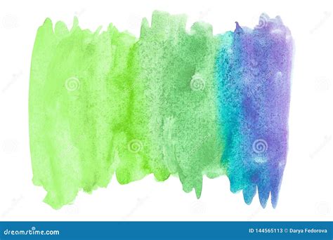 Abstract Watercolor Art Hand Paint On White Background Watercolor