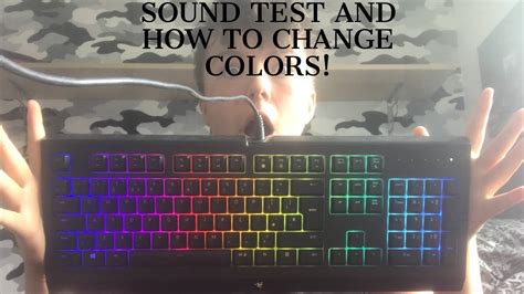 How to change colours and effects on a razer cynosa chroma keyboard (with sound test). How To Change The Color Of My Razer Keyboard - icompuntoes