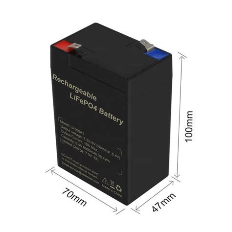 China 6v 6ah Rechargeable Lithium Iron Phosphate Lifepo4 Battery Pack