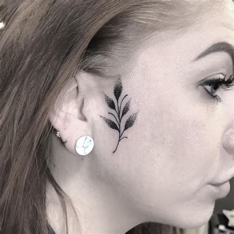 Small face tattoo | Small girl tattoos, Small girly tattoos, Small face tattoos