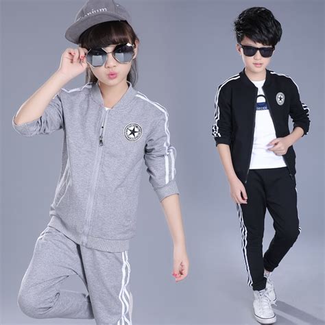 5t 12t Style Childrens Clothing Boysandgirls Spring Autumn Sports Suits