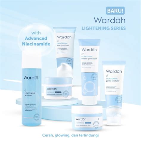 Cara menggunakannya bisa di kapas. WARDAH Lightening Series | Day | Night Cream Face Wash ...