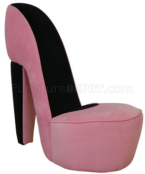 Maybe you would like to learn more about one of these? Pink Fabric Modern Stylish High-Heel Shoe Chair