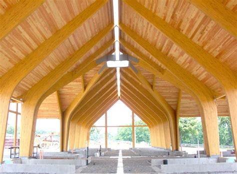 Una Lam Technical Notes Curved Glulam Beams Timber Roof Timber