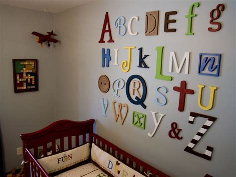Alphabet Nursery Wall Decor Do It And How