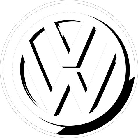 95 Volkswagen Logo Png Black Download 4kpng