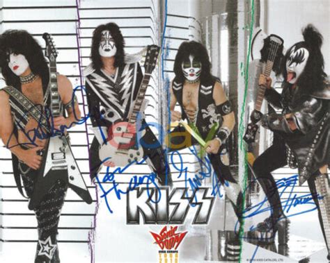 KISS Band Signed 8x10 Autographed Photo Reprint EBay
