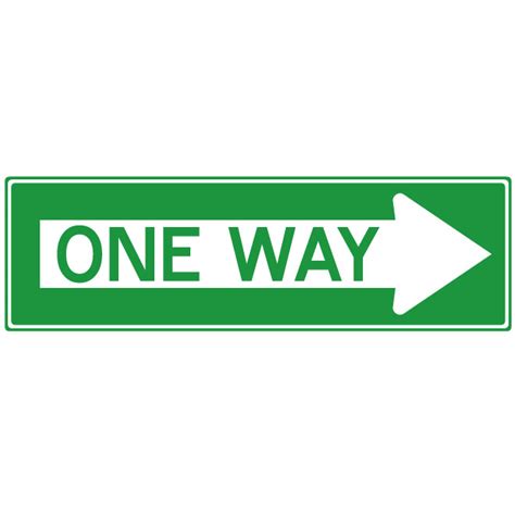 One Way Street Sign Royalty Free Stock Svg Vector