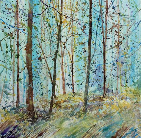 Original Landscape Painting On Canvas Autumn Trees Canvas Etsy Uk